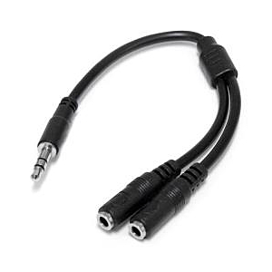 SPLITTER 2X MINI JACK 3.5MM