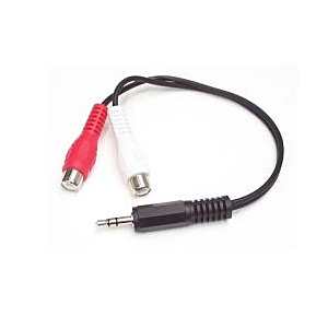 CONVERTIDOR AUDIO 15CM MINIJACK 3 5