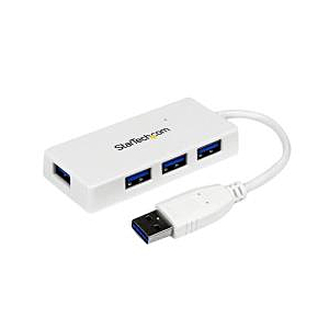 HUB USB 3.0 4 PUERTOS BLANCO