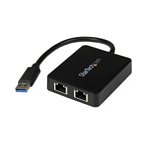 ADAPTADOR 2 PUERTOS RED USB