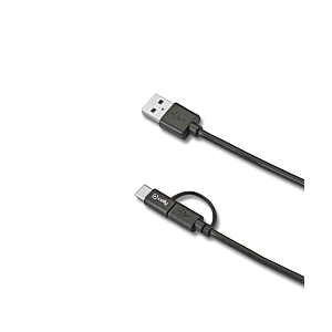 CABLE USBA-MICROUSB ADAP USBC 15W
