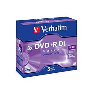 DVD R 8.5 8X JEWELL 5 D.CAPA VERBAT