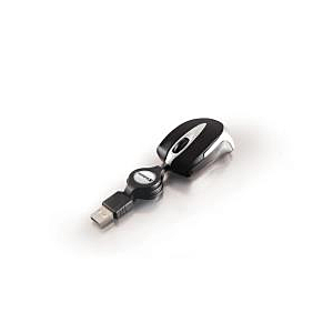 RATON OPTICO GO MINI TRAVEL NEGRO